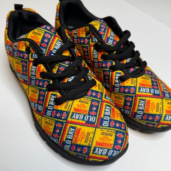 Custom Old Bay Athletic Sneakers - Picture 2 of 4